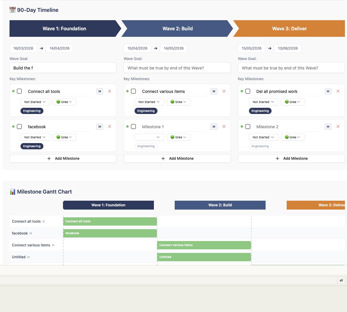 1:90 Align — 90-day business operating system